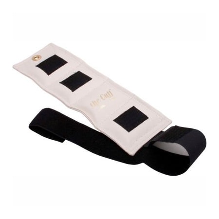 Fabrication Enterprises Cuff Deluxe Wrist and Ankle Weight, 0.25 lb., White 219421